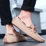 Korean version genuine leather breathable men's loafers KHA-2099