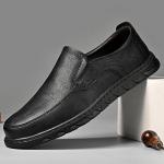Two-layer cowhide one-step toe shoes BK-8098