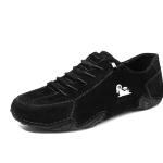 Top layer genuine leather low-top men's octopus casual shoes BK-G9878